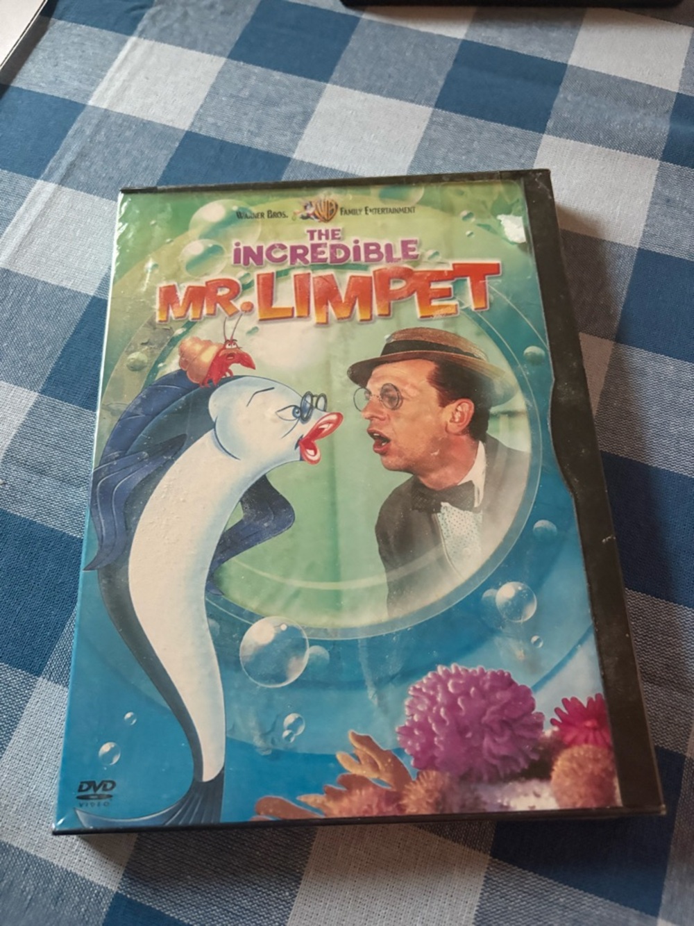 The Incredible Mr. Limpet DVD - Colorful Ocean Cover